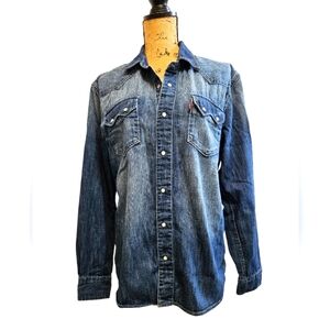Men’s Levi Button-down Denim Shirt